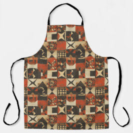 Bohemische Schürze für das Tribal-Muster