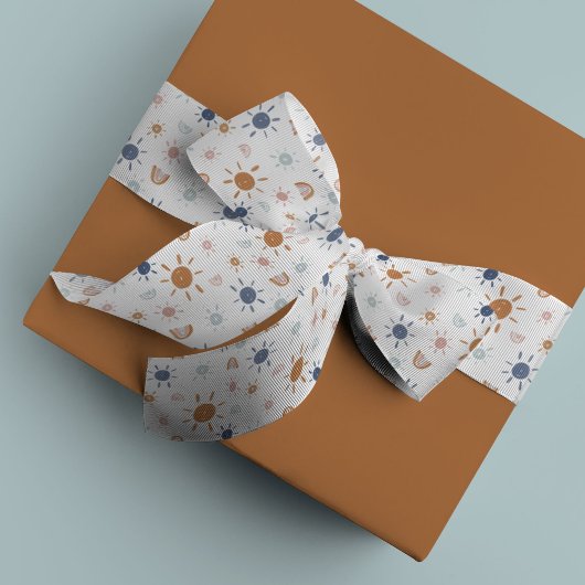 Bohemische Sonnenschein und Regenbogen in den Erdt Ripsband