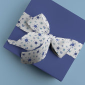 Bohemische Sonnenschirme und Regenbogen in Blau Ripsband