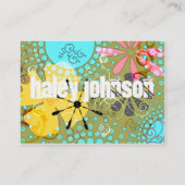 Bohemische sozial-/Geschäfts-Karten Visitenkarte (Rückseite)