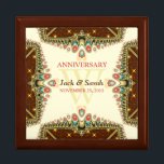 Bohemische Sparkle-Jubiläum-Geschenkboxen Schmuckschachtel<br><div class="desc">Einzigartig und stilvoll Bohemisch - exquisite und elegante Brauchtum, Jubiläum oder Verlobung. Personalisieren Sie sich mit Namen, Jubiläumsdatum und Monogramm oder Zahlen - gemacht in eine wunderbare hölzerne Geschenkboxen, um Schmuckstücke behalten, Schmuckkästchen für Ihre speziellen Kuchen. Ein wunderbares Geschenk - füllen Sie die Schachtel mit Mementos, Fotos. Auch geeignet für...</div>