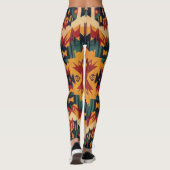 Bohemische Stammeskunst Leggings (Rückseite)
