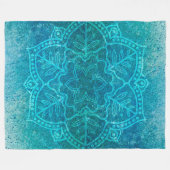 Bohemische Stilgestaltung Fleecedecke (Vorderseite (Horizontal))