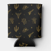 Bohemische Symbole: Western Vintag Magie Dosenkühler (Vorderseite)