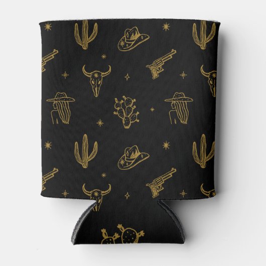 Bohemische Symbole: Western Vintag Magie Dosenkühler (Vorderseite)