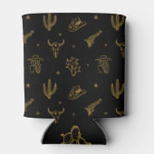 Bohemische Symbole: Western Vintag Magie Dosenkühler (Rückseite)