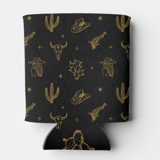 Bohemische Symbole: Western Vintag Magie Dosenkühler (Rückseite)