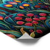 Bohemische Tapisserie Poster (Ecke)