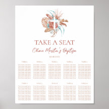 Bohemische Taufe Boho Christening Seating Chart