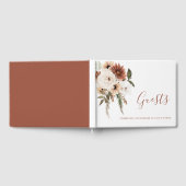 Bohemische Terracotta-Hochzeit Gästebuch (Voll)