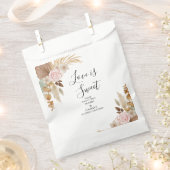 Bohemische Terracotta-Hochzeit Geschenktütchen (Ausgeschnitten)