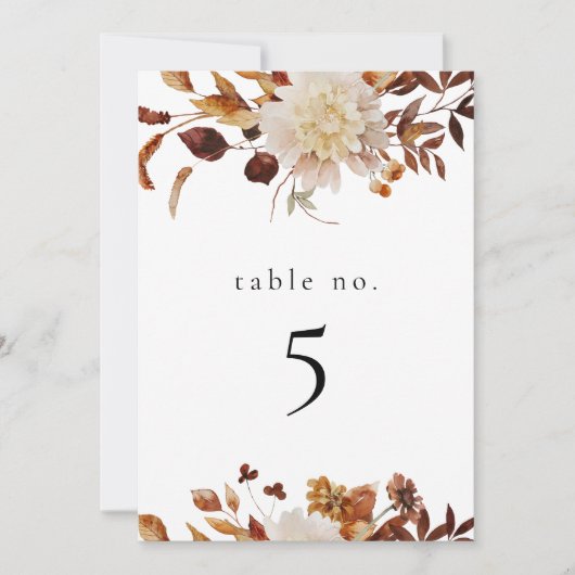 Bohemische Tischnummer (Vorderseite)