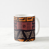 Bohemische Tribal Geometrie Kaffeetasse (VorderseiteRechts)