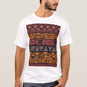 Bohemische Tribal Geometrie T-Shirt