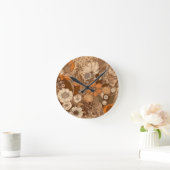 Bohemische Uhr "Warme Erde Tone" (Zuhause)