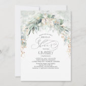 Bohemische Vegetation Romantisches Sommer Brautpar Einladung (Vorderseite)