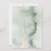 Bohemische Vegetation Romantisches Sommer Brautpar Einladung (Rückseite)