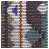 Bohemische Verzierung in ethno-ähnlichem, Azteke Stoff (Nahaufnahme)