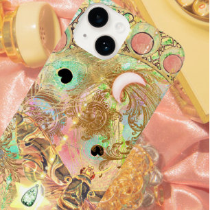 Bohemische Vintage Kunst einzigartig Hippie Pasta  Case-Mate iPhone 14 Hülle