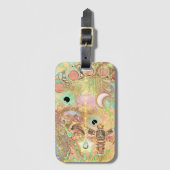 Bohemische Vintage Kunst einzigartig Hippie Pasta  Gepäckanhänger (Vorderseite Vertikal)