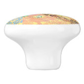 Bohemische Vintage Kunst einzigartig Hippie Pasta  Keramikknauf (Seitenansicht)