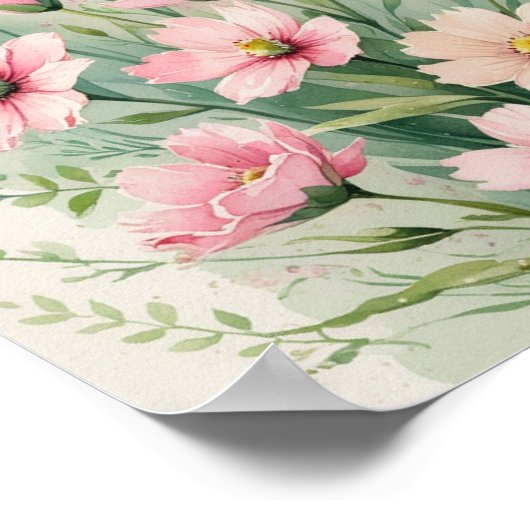 Bohemische Wall Art Poster (Ecke)