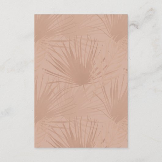 Bohemische Wasserfarbe Florals Hochzeitsgäste Deta Begleitkarte (Rückseite)