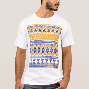 Bohemische Wasserfarbe: Nahtloses künstlerisches M T-Shirt