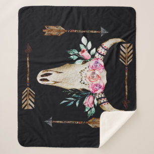 Bohemische Wasserfarben des Hirsches Sherpadecke
