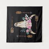 Bohemische Wasserfarben des Hirsches Wandteppich (Vorderseite (Horizontal))