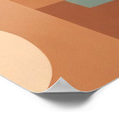 Bohemische weibliche Illustration Poster (Ecke)