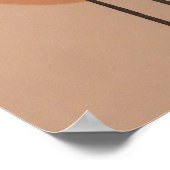 Bohemische weibliche Illustration Poster (Ecke)