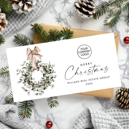 Bohemische Weihnachtsfeier Unternehmensgrüße Feiertagskarte