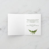 Bohemische Weihnachtskomposition Feiertagskarte (Innenseite)