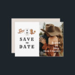 Bohemische Western-Hochzeit Save The Date<br><div class="desc">Bohemischer Western Hochzeit Datum speichern</div>