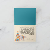 Bohemische Whimsikerkarte Feiertagskarte (Innenseite)