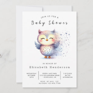 Bohemische Whimsy-Babydusche Einladung