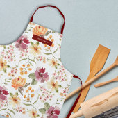 Bohemische Wildblume Bloral Grace Chic Trendy Schürze