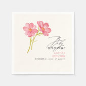 Bohemische Wildblume Blumenmassadusche Serviette (Vorderseite)