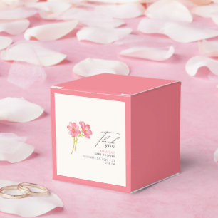 Bohemische Wildblume Floral Baby Dusche Geschenkschachtel