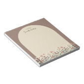 Bohemische Wildblume - Grenzbogen Notizblock (angewinkelt)