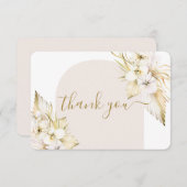 Bohemische Wüste danke Karte (Vorne/Hinten)