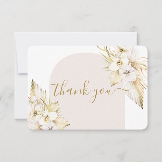 Bohemische Wüste danke Karte (Vorderseite)