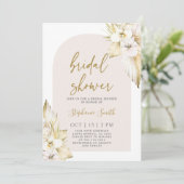 Bohemische Wüstendusche Einladung (Stehend Vorderseite)