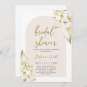 Bohemische Wüstendusche Einladung (Vorne/Hinten)