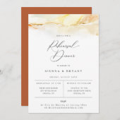 Bohemische Wüstenfarben Probe Abendessen Ankündigung (Vorne/Hinten)