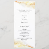 Bohemische Wüstenhochzeit Programm (Vorderseite)