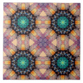 Bohemischer Akzent des dynamischen geometrischen M Fliese (Vorderseite)