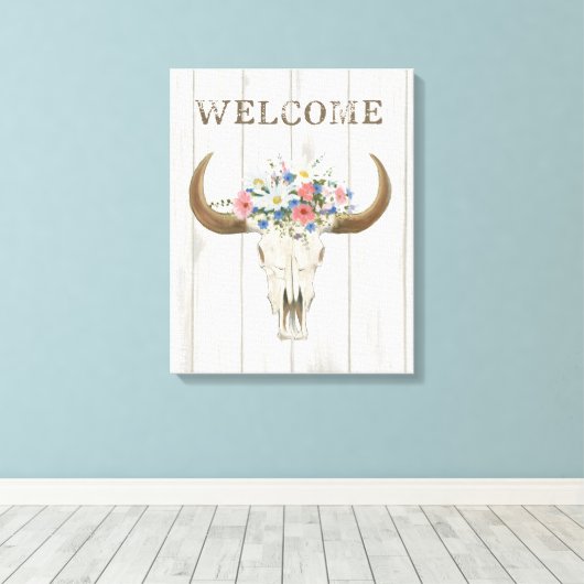 Bohemischer Aufstieg II Willkommen Leinwanddruck (Insitu (Holzboden))