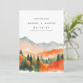 Bohemischer Berg Save The Date (Stehend Vorderseite)